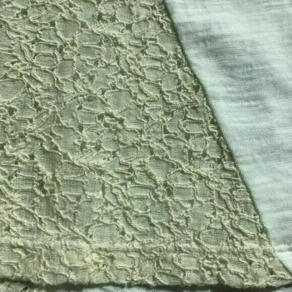 Style & Co NWOT Bohemian Style Tank Top Dressy Cotton Women's Size Medium Ivory - Picture 7 of 7